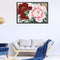 5D Diamond Painting Peony Flower Full Round Mosaic Canvas Picture DIY Home Decor