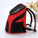 Pet Cat Carrier Backpack Breathable Travel Outdoor Shoulder Carry (Red) Newly