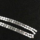1 Yard Two Row Stones Rhinestone Trim Rhinestone Band Rhinestones Decorate Sewing