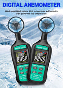 Speed Meter Digital Anemometer Temperature Tester Professional Smart Tester