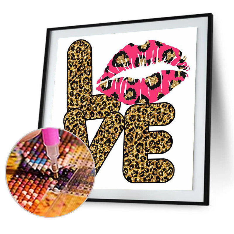 Diamond Painting 5D DIY Leopard Full Round Drill Rhinestone Picture