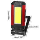 Folding Torch Magnetic Inspection Lamp Portable LED Work Light Rechargeable