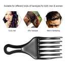 Hairdressing Fork Comb Salon Strong Grip Wide Teeth Hairstyle Comb Hair Car