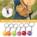 Tennis Key Pendant Simulation Tennis Pendant Key Ring Keychain_