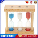 Creative 3/4/5 Minute Wood Hourglass Sandglass Sand Clock Timers Gift Decor