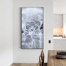 Oil Drawing By Numbers Deer Frameless 40x80cm DIY Animal on Canvas Home Decor