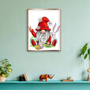 Drill Point Handcraft DIY Easter Gnomes Mosaic Drawing Kit 5D Diamond Painting