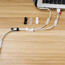 20pcs USB Wire Cable Line Organizer Retainer Clamp Auto Car Tie Lines Fixed Clip