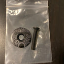 MTB Road Bike Stem Top Cap 28.6mm Tube Fork Headset Bowl Cover (Black)