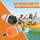 2x Rowing Boat Air Valve Kayak Paddle Board Pump Adapter (Black+Orange) Newly