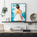 5D DIY Diamond Painting Ballet Girl Full Drill Embroidery Craft Set Home De