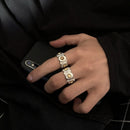 Jewelry Gothic Adjustable Open Flower Ring Daisy Rings Wedding Rings For Women