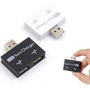 Micro USB Power Port USB Charger Hub 2 Port USB Splitter Multi-port Adapter