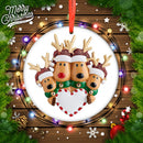 Reindeer Family Christmas Tree Ornament Assorted Christmas Fawn Pendants Gift