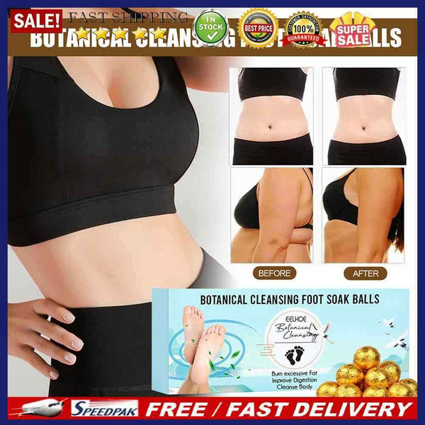 12pcs Foot Soak Balls Relieve Fatigue Ginger Foot Spa Ball for Body Health Care