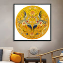 Stamped Cross Stitch Kit Flying Phoenixes Embroidery Canvas 11CT Needlework Set
