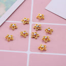 10pcs Glitter Metal Rhinestone Nail Art Charm DIY Manicure Decor (Star)
