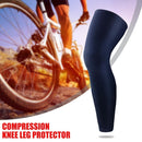 Outdoor Sports Cycling Compression Knee Leg Protector Brace Sleeve (XL) Newly
