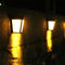 6 LED Solar Power Light Sensor Wall Light  Garden Fence Lamp Warm White Newly