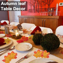50pcs Fall Silk Leaves Wedding Party Favor Autumn Maple Leaf Decoration Sets hot