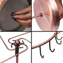 Rotating Jewelry Organizer Necklace Bracelet Display (Round Base Bronze)