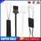 4pcs Mechanical Keyboard Keycap Puller with Brushes for Cherry MX (Black)