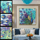 5D DIY Special Shaped Diamond Painting Peafowl Embroidery Mosaic Kits Home Decor