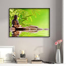 Painting Set Full Round Buddha in Lake Drawing Drill 5D Diamond DIY Kit Artwork