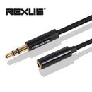 Braided Headphone Extension Cable 3.5mm Jack Male to Female Audio Cord Newly