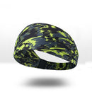 Printed Lycra Yoga Headband Bandanas Fitness Hair Band Headdress (Green) Newly
