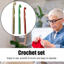 12mm 15mm Aluminum Alloy Crochet Hook Set Large Thick Sewing Needles (3pcs)