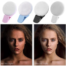 5pcs Mini LED USB Clip Mobile Phone Q Selfie Ring Flash  Fill Light(White)