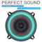 VO-502 5 inch 100W 2 Way Car Coaxial Speaker Auto Audio Music Loudspeaker