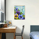 5D Diamond Painting Pansy Full Round Drill Wall Rhinestone DIY Art Crafts Decor