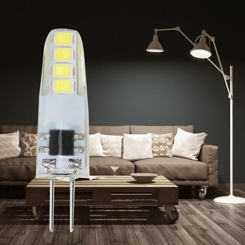 AC 220V 8 SMD LED Light Bulb Cool White Energy Saving Lamp Bulb for Home