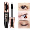 4D Silk Fiber Eyelash Mascara Waterproof Length Thick Long Lasting Smudge-Proof