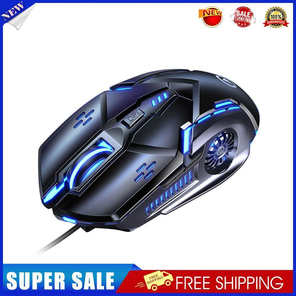 G5 Wired Gaming Mouse 6 Button 3500 DPI USB Computer RGB Light Mice (Black)