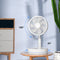 Telescopic Fan Summer Remote Control Desktop Table Floor Standing Fan White