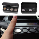 Black Car Interior Specie Case Auto Storage Box Holder Container Organizer