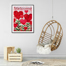 5D Valentine Day Full Round Drill Diamond Painting Handicraft Home Wall Decor