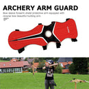 #A 600D Nylon Adjustable Arm Guard Protection Archery Bow Arrow Forearm Protecto