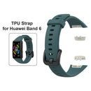 Strap Replacement for HUAWEI Band 6 TPU Wristband for HONOR Band 6 (Cyan) Newly