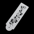 Hot Sugarcraft Tools Mould Lace Fondant Tree Vine Leaves Border Cake Stencil