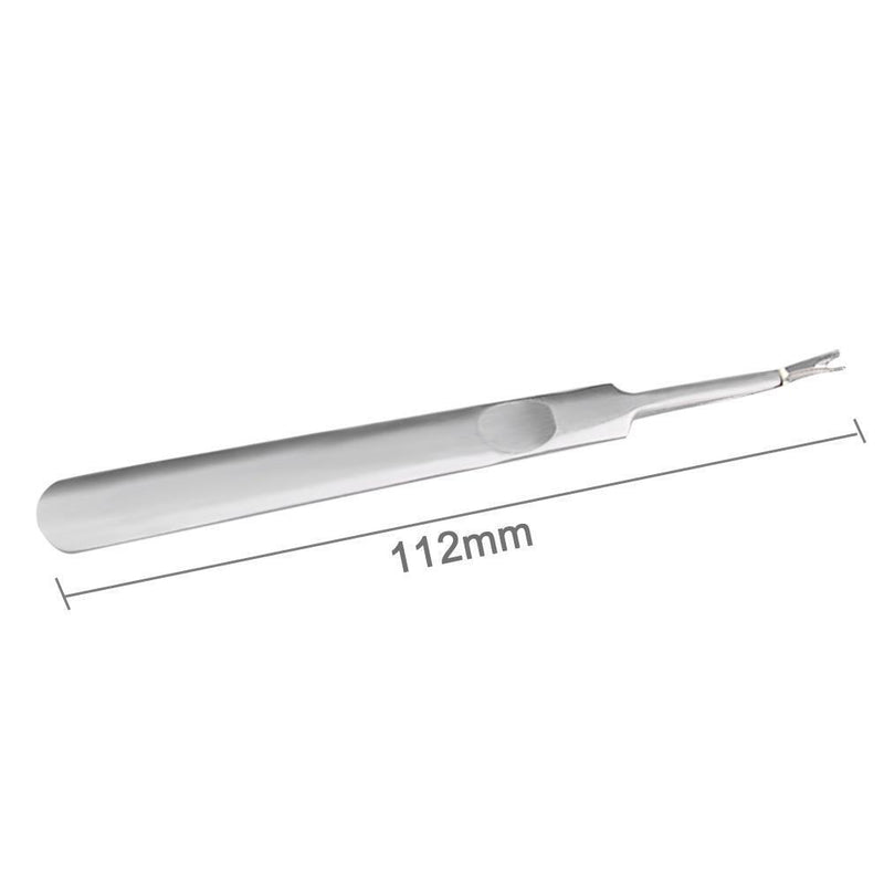Stainless Steel Cuticle Remove Pusher Manicure Pedicure Nail Dead Skin Fork