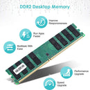 Memory RAM DDR2 4GB 24 Pin 800 MHz DDR2 Desktop Memory Module (Army Green) Newly