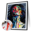 DIY Digital Picture Kit Fashion Girl Frameless Oil Painting By Number Artwork