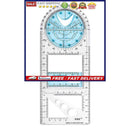 Multifunctional Geometric Ruler Mathematics Drawing Ruler - Junior High Schoo