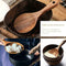 Teak Wood Round Soup Spoon Serving Dessert Cereal Rice hot Handmade U7Z8