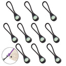 Ultra-Bright Glow Tent Zippers Ideal kit Markers Zipper Pull Ends Lock Zips