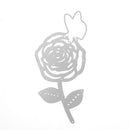 2pcs/set Silicone Transparent Seals Clear Stamps+Cutting Die for DIY Photo-